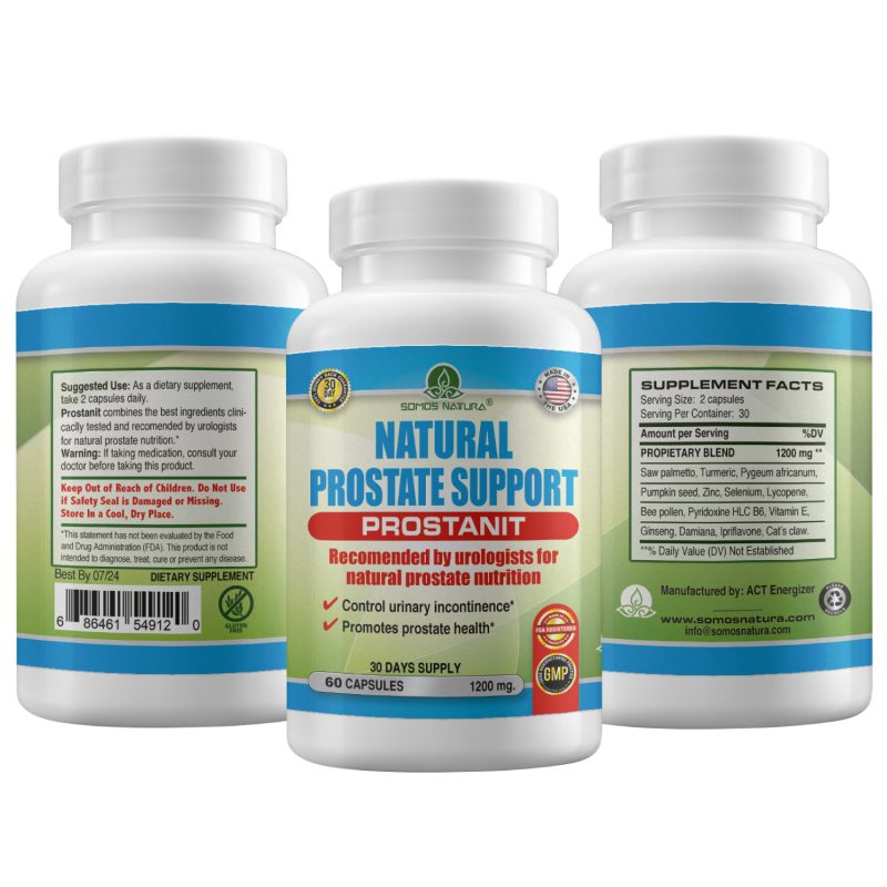 NATURAL PROSTATE SUPPORT Natural supplement that helps reduce
