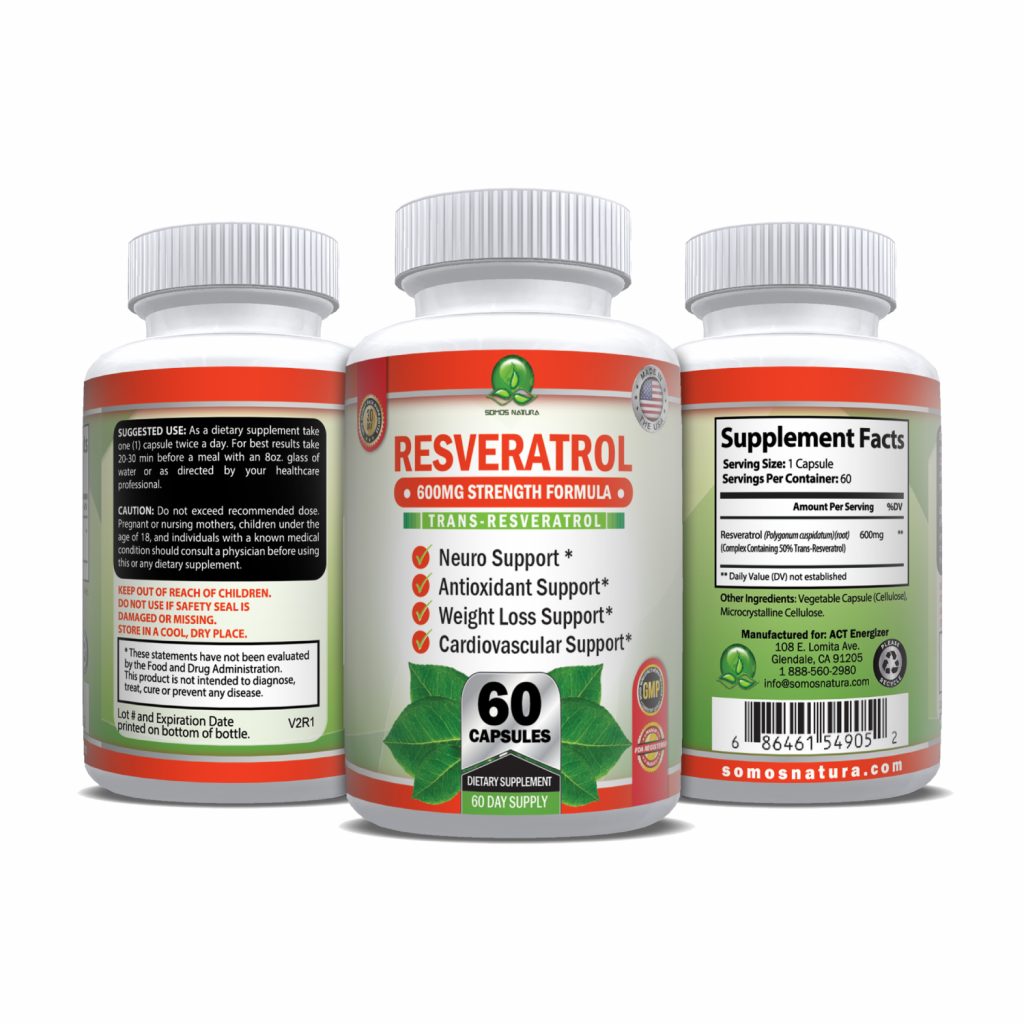 RESVERATROL ANTIOXIDANTE Potentes antioxidantes y TransResveratrol